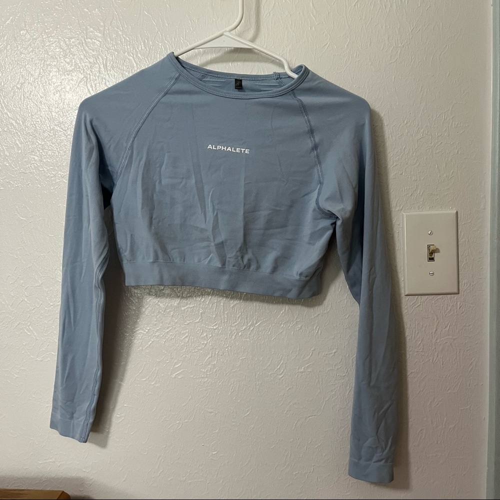 Alphalete long sleeve crop